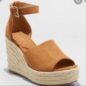Tan Wedge Heels